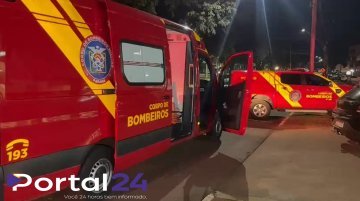 Casal sofre fraturas nas pernas após carro atingir motocicleta e fugir em Cascavel
