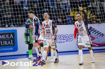 Cascavel Futsal goleia o São José por 4 a 1 e conquista mais três pontos na Liga Nacional