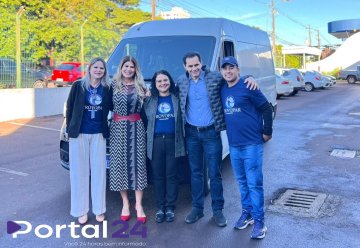 Deputado Marcio Pacheco entrega van zero quilômetro ao Provopar de Cascavel