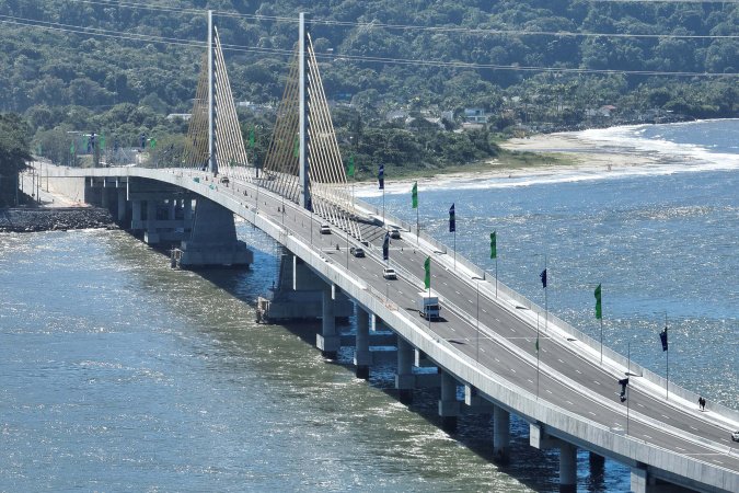 Estudo aponta Ponte de Guaratuba com menor custo por m² entre estruturas estaiadas