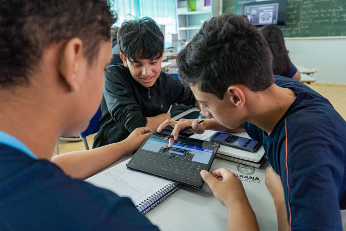 Clima de Copa: alunos da rede estadual participam da Super Liga de Matemática