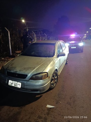 GM recupera Astra furtado durante patrulhamento no bairro Cascavel Velho