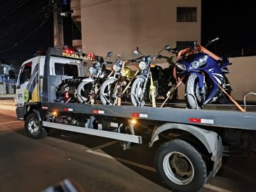 GOTran aplica mais de 220 multas e recolhe 11 motocicletas em dois dias de fiscalização em Cascavel