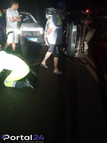 Grave colisão na BR-376 deixa três mortos e interdita rodovia em Guaíraçá