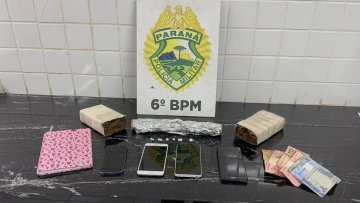 Grupo é preso por tráfico e com bicicleta furtada em Cascavel