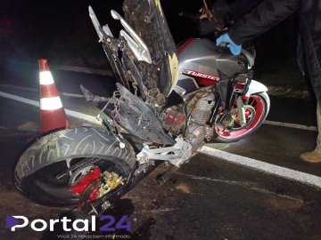 Motociclista morre após colisão traseira na BR-376 em Paranavaí