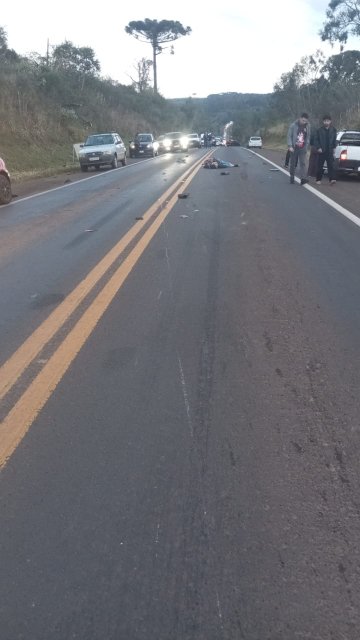 Motociclista morre em acidente na PR-170
