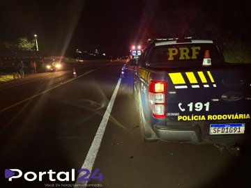 Mulher morre após ser atropelada na BR-369 em Santa Mariana