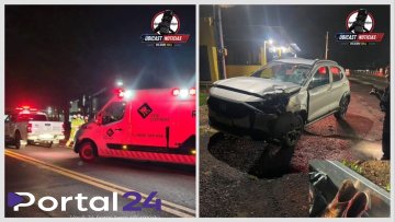 Mulher morre após ser atropelada na BR-369 em Ubiratã