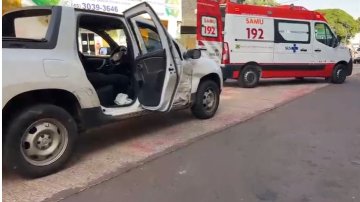 Oroch e Idea batem em cruzamento no centro de Cascavel