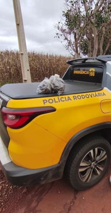 Paraguaio é preso com mais de um quilo de capulho em ônibus abordado na PR-585