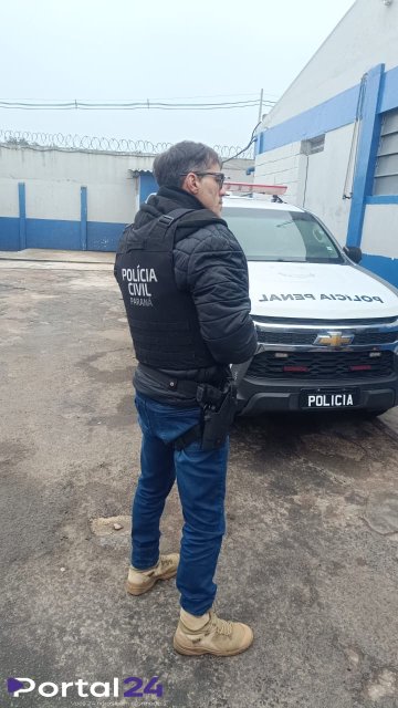 Polícia Civil cumpre mandado e prende homem condenado a mais de 28 anos por estupro em Castro