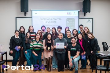 Projeto da Univel conquista 1º lugar no Paraná por atuação no combate à violência contra a mulher em Cascavel
