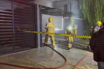Quarto de inquilino é destruído pelo fogo no Cascavel Velho
