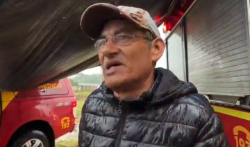"Ele balançou e já tombou", diz vítima de acidente