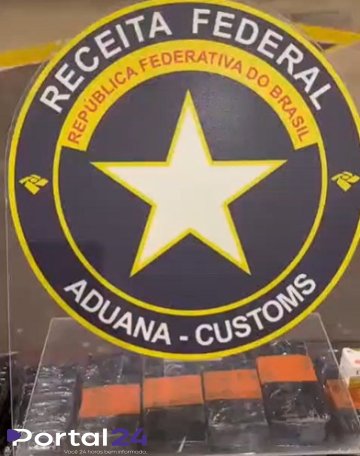 Receita Federal apreende medicamentos para emagrecimento e anabolizantes avaliados em R$ 500 mil na Ponte da Amizade