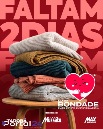 Super Muffato e TV Tarobá promovem Dia da Bondade com arrecadações e serviços solidários no Paraná