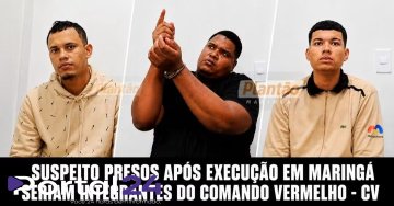 Suspeitos de execução em Maringá são presos em operação policial com investigação de ligação com facção criminosa