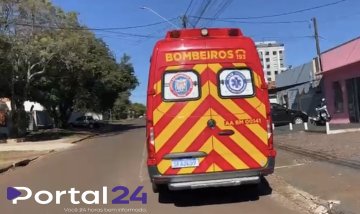 Trabalhador fica ferido após cair de escada durante serviço em Cascavel
