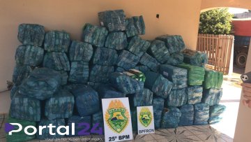 Traficante é preso com 1,5 tonelada de maconha na PR-082, em Icaraíma