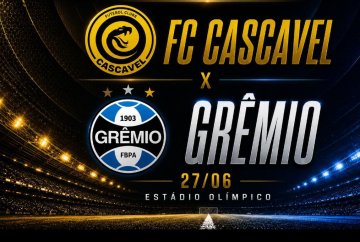 Trânsito terá alterações após jogo entre FC Cascavel e Grêmio