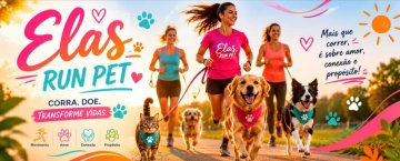 Treinão solidário "Elas Run Pet" une esporte e solidariedade no Lago Municipal de Cascavel