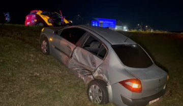 Três ficam feridos em acidente na PRc-467