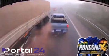 Vídeo mostra tragédia na BR-364 entre Ji-Paraná e Presidente Médici que matou jovem empresário