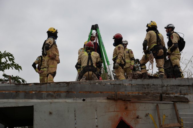 Bombeiros do Paraná participam de simulado com corporações de SC e RS para resposta a desastres