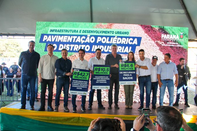 Estado autoriza inicío das obras de pavimentação no distrito industrial de Jaguariaíva
