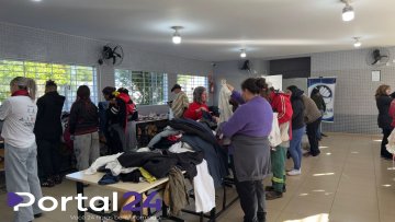 Brechó Social do Provopar oferece roupas e cobertores gratuitos no Bairro Melissa