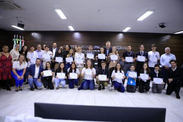 Câmara Jovem dá posse a estudantes do Ensino Médio para a 16ª Legislatura