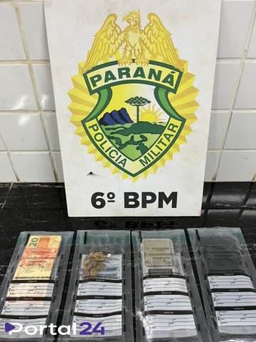 Homem é preso por tráfico de drogas durante ação da Cavalaria no bairro Santa Cruz