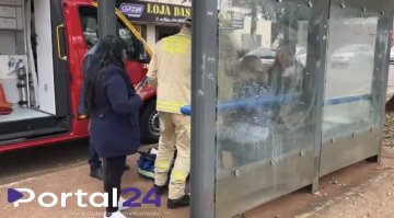 Idosa de 71 anos é atropelada por motocicleta em Cascavel