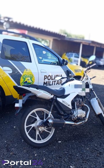 Jovem é preso com motocicleta adulterada em Quedas do Iguaçu