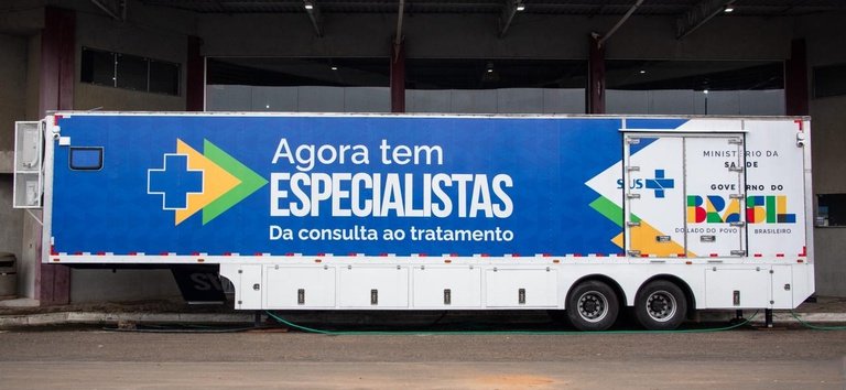 Ministério da Saúde leva para União da Vitória (PR) carreta do Agora Tem Especialistas de exames de imagem para diagnóstico precoce no SUS