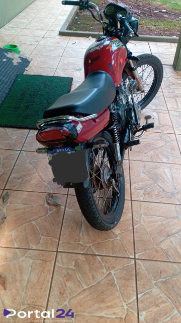 Motocicleta com escapamento adulterado é apreendida após denúncias de perturbação em Nova Aurora
