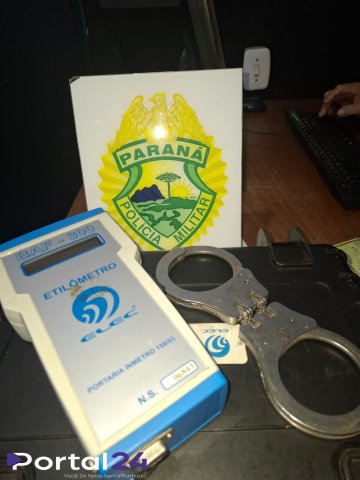 Motorista é preso por embriaguez ao volante durante fiscalização na PR-323, em Perobal