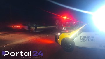 Motorista embriagado é preso após colisão traseira que mata motociclista na PR-576, em Santa Mônica