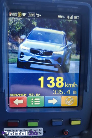 Operação Radar flagra 152 motoristas acima da velocidade na PR-182, em Palotina