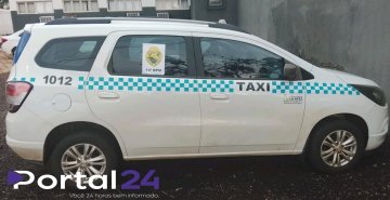 Polícia Militar recupera táxi roubado minutos após assalto em Foz do Iguaçu