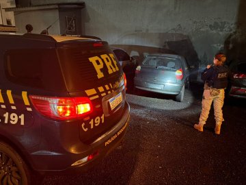 PRF recupera veículo furtado e prende homem horas após deixar a prisão na BR-277