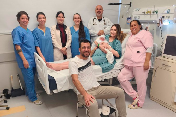 Nasce o primeiro bebê na nova maternidade do Hospital Regional de Ivaiporã