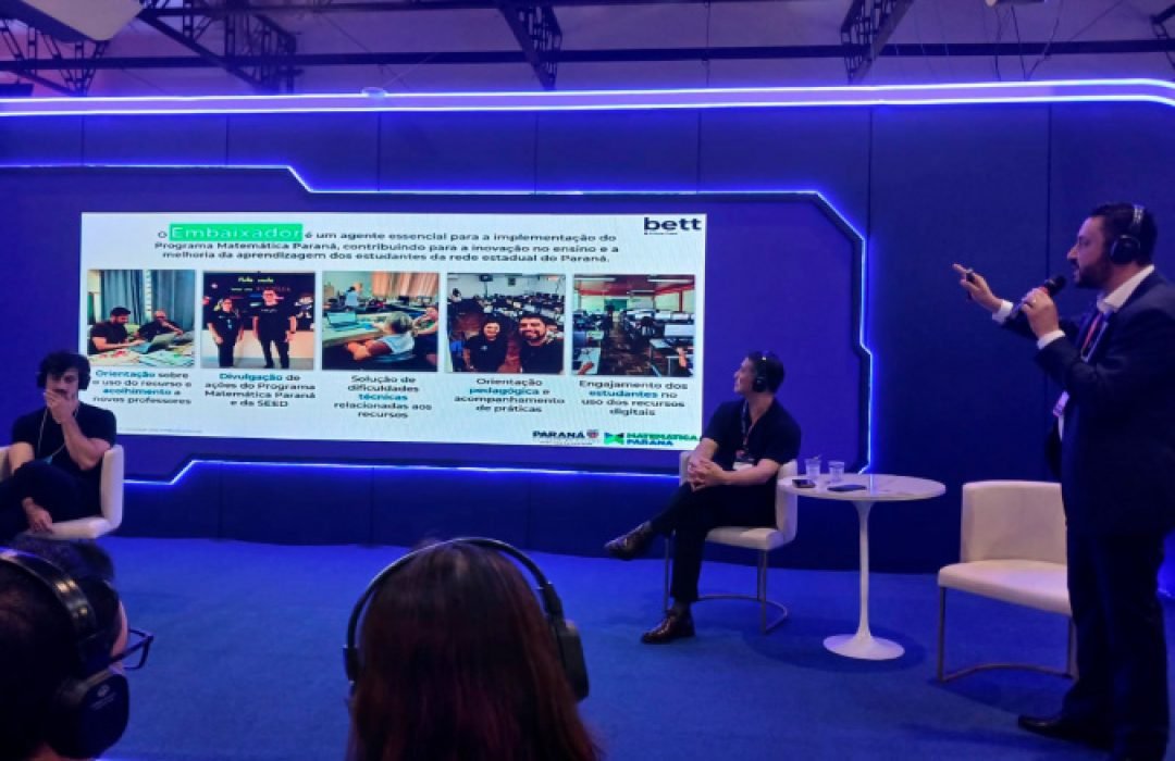 Paraná apresenta inovações no ensino da Matemática em evento de tecnologia para a educação