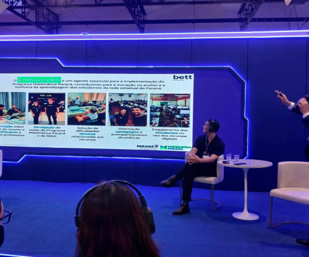 Paraná apresenta inovações no ensino da Matemática em evento de tecnologia para a educação