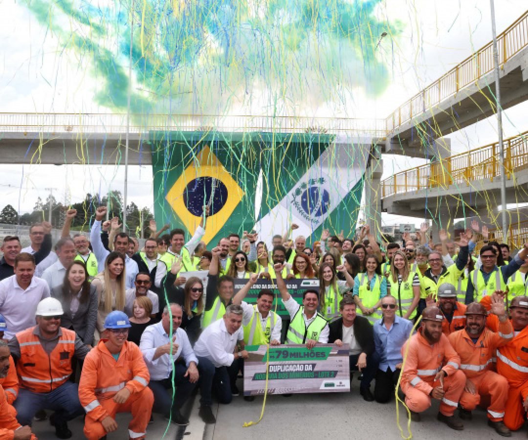 Ratinho Junior inaugura lote 2 e assina mais 8,3 km de duplicação da Rodovia dos Minérios