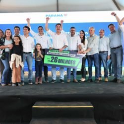 Ratinho Junior lança pacote de R$ 19,8 milhões em pavimentação rural para São José das Palmeiras