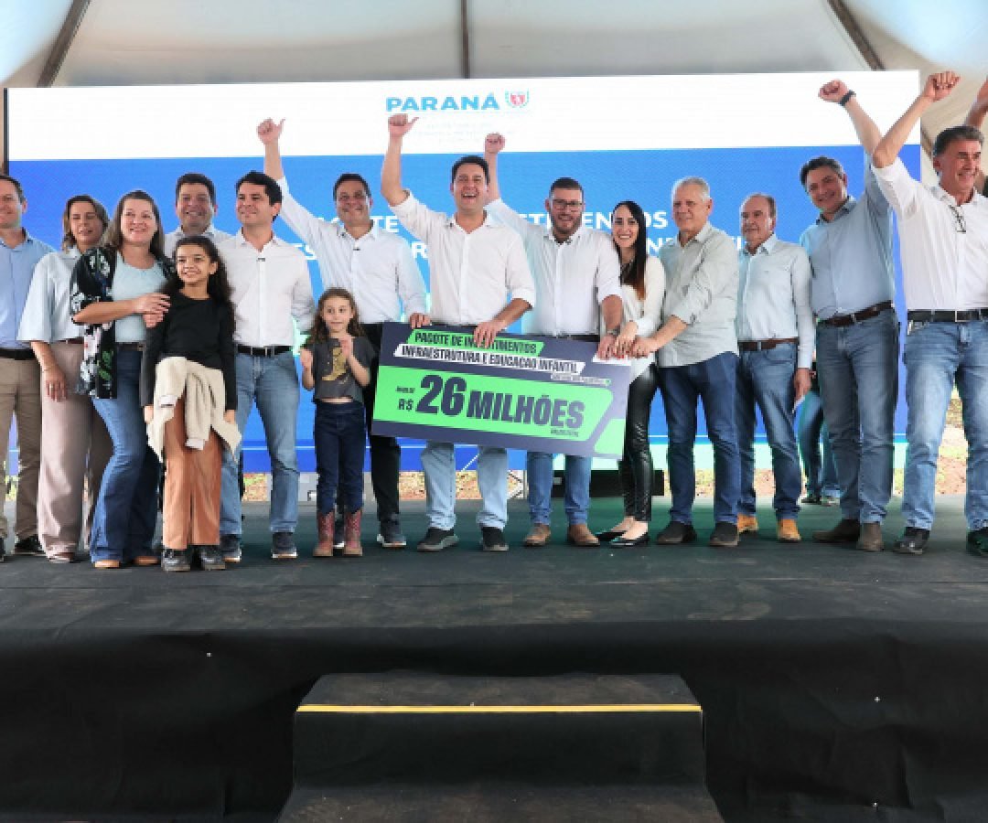 Ratinho Junior lança pacote de R$ 19,8 milhões em pavimentação rural para São José das Palmeiras