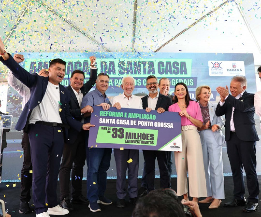 Estado libera R$ 33 milhões para nova UTI e modernização da Oncologia da Santa Casa de Ponta Grossa