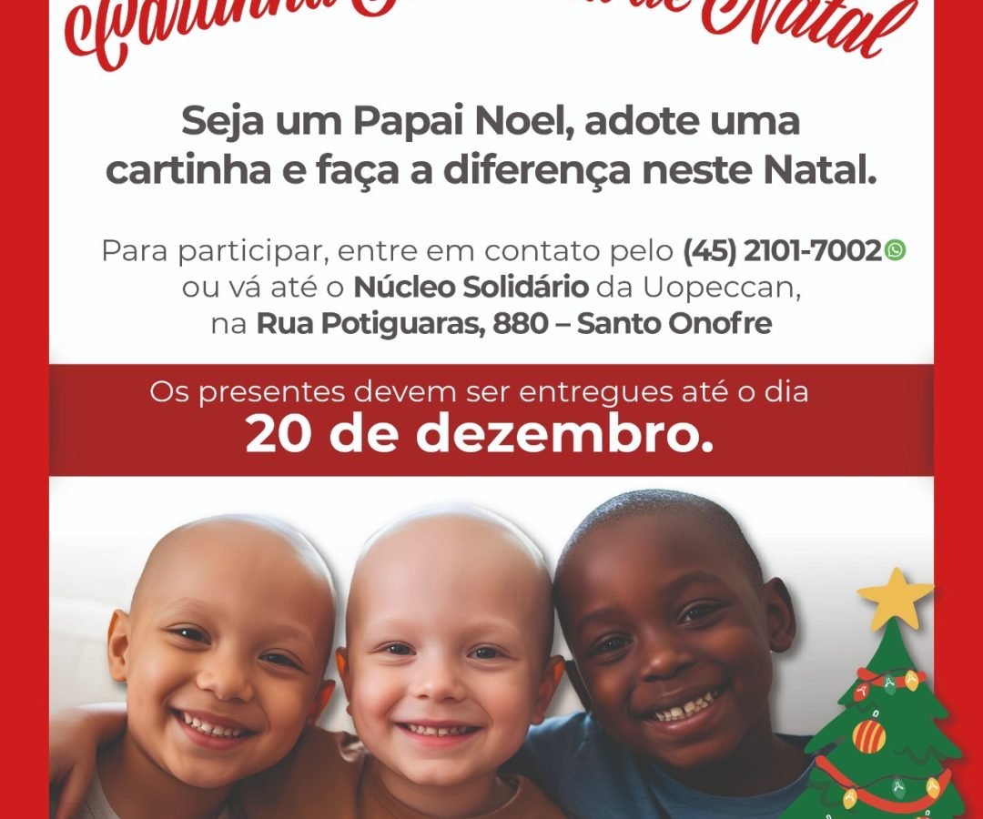Espalhe magia neste Natal: adote uma cartinha e realize o sonho de uma criança da Uopeccan